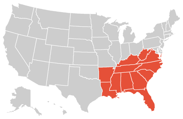 Southeast Map